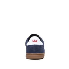 Supra Womens ELEVATE Low Top Shoes Navy/Gum | US-17721